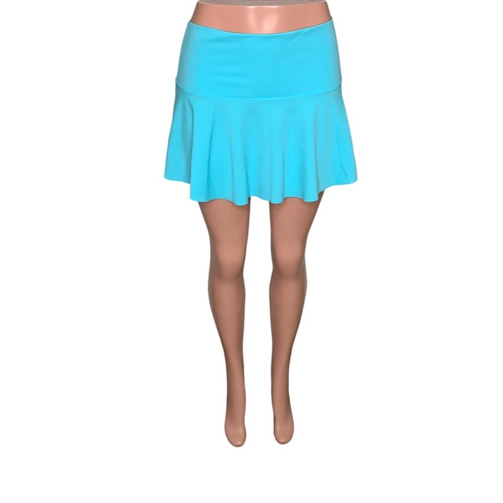 Victoria's Secret Y2K Swimwear Cover Up Mini Skirt Teal Size M
